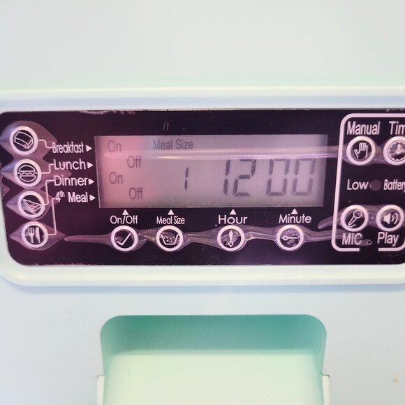 DOGNESS 2L Programmable Automatic Pet Feeder, Aqua Green - Picture 5 of 8